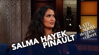 Salma Hayek Pinault Is Overflowing With Mexican Pride [upl. by Nnylahs]