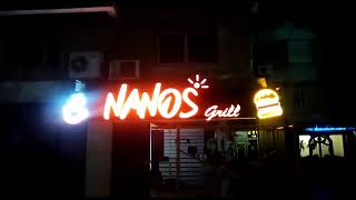 Nanos Restaurant sign [upl. by Anehsak]