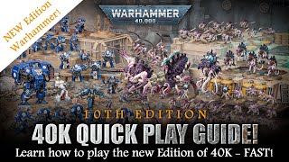 How to Play Warhammer 40K 10th Edition In About 10 minutes [upl. by Nerland]