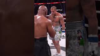 boxing mike Tyson vs Jake Paul wins by unanimous decision🥊 [upl. by Ardnahc99]