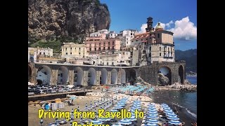 Driving from Ravello to Positano [upl. by Newmann]