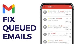 How to Fix Queued Not Sending Email on Gmail 100 Working [upl. by Laefar]