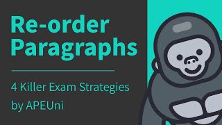 Reorder Paragraphs Exam Strategies  best tips and tricks  PTE Reading  APEUni [upl. by Pang]