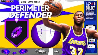 Creating the Ultimate Perimeter Defender Buildin NBA 2K24 [upl. by Handbook644]