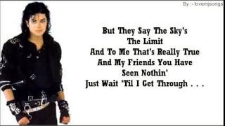 michael jackson  bad lyrics [upl. by Chesna]