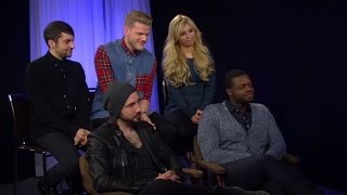 Pentatonix members name their favorite things [upl. by Nohsed65]