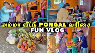 அம்மா வீட்டு Pongal சீர்வரிசை Fun Vlog 🤩 Vinoth Seetha [upl. by Laryssa]