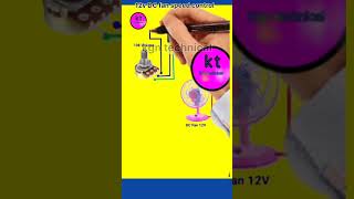 12v DC fan speed control regulator circuit diagram  shorts [upl. by Fiorenze394]