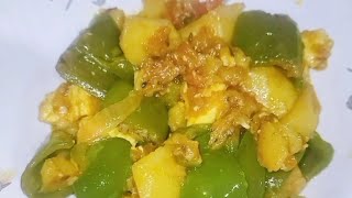 paneer Shimla mirch aloo ki jhatpat banne wali sabji mazedaar asan viralvideos food [upl. by Norean]