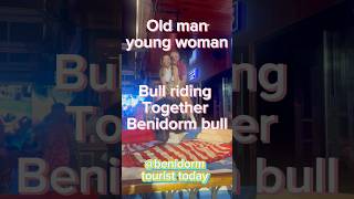 Bull riding Benidorm  Benidorm bull riding  mechanical bull riding  Benidorm bull [upl. by Libb]