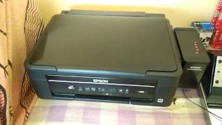 How to use Epson L365 printer in telugu [upl. by Cohe666]