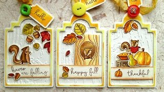 Leaves Are Falling  Shadow Box Tag Set [upl. by Suhail]