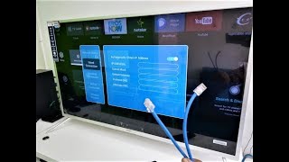 How to Setup Ethernet Wired Internet Connection For TV Easy [upl. by Okomot]