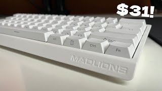 Can this 31 gaming keyboard dethrone the Wooting 60 HE MadLions Mad6068 HE [upl. by Sion765]