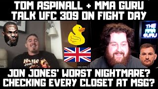 The MMA Guru amp Tom Aspinall Interview Jon Jones Is A Duck Checked Every Closet At UFC 309 [upl. by Ardua]