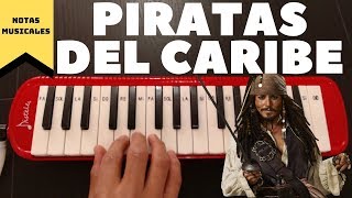 Tutorial  Cómo tocar el tema de Los Piratas del Caribe en tu Melódica [upl. by Hanna535]