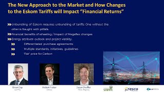 The New Approach to the Market and How Changes to the Eskom Tariffs will Impact “Financial Returns” [upl. by Oluap]