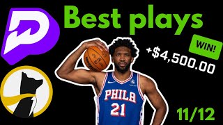 30 Run The BEST NBA Player Prop Picks for Prizepicks  Tuesday 11122024 [upl. by Dylana691]