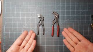 knipex xs side by side comparison with the cobra 5 inch version [upl. by Siuluj]