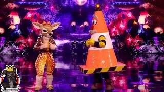 The Masked Singer 2023 Fawn amp Traffic Cone Full Performance Grand Final S4E08 [upl. by Icyaj]