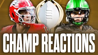 College Football Playoff Predictions amp Conference Championship Reactions [upl. by Chrissa971]