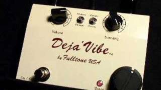 Fulltone Mini Deja Vibe Pedal [upl. by Ardnaek]