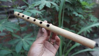 How to make a bamboo flute [upl. by Nett]