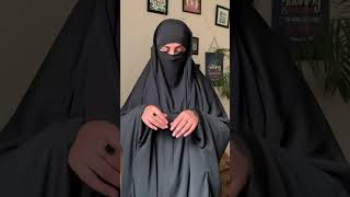 How to wear Saudi Jilbab abaya modestcollection hijabfashion hijabstyles niqab shorts [upl. by Asante720]