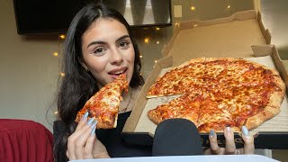 Asmr Pizza Mukbang🍕cupped eating sounds [upl. by Anotal]