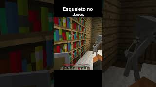 Esqueleto no bedrock vs esqueleto no java ☠️ [upl. by Heindrick154]