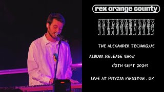 Rex Orange County  Live At PRYZM  Kingston  UK  12th Sept 2024 Album Release Full Show [upl. by Nauqit]