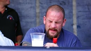 Chili Eating Contest  Upton Cheyney Chilli Festival  2013 [upl. by Baudoin]