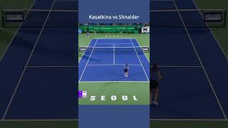 2024 Seoul Open SF Kasatkina vs Shnaider 63 64 wta sports wtatour [upl. by Drawyah380]