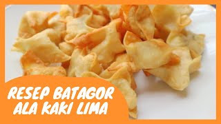 Resep Batagor Tanpa Ikan Ala Abangabang Camilan Sederhana dan Mudah Dibuat [upl. by Cymbre]