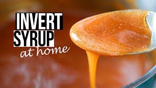 Invert Syrup Recipe  How To Make Sugar Syrup [upl. by Akirdna]