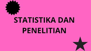 Pendahuluan Statistika Inferensial [upl. by Noskcire]