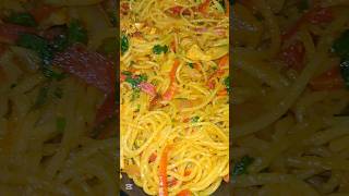 Yummiest spaghetti shortvideo food cookingviralvideo trendingforyouyoutubeshorts viralshorts [upl. by Marci]