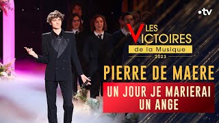 Pierre de Maere  Un jour je marierai un ange Live Victoires 2023 [upl. by Yslek]