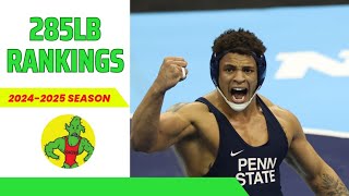 285lb Preseason RANKINGS  20242025 NCAA Wrestling Season [upl. by Amalea]