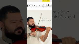 Lightly Row Suzuki Book 1 violin music classicalmusic song musician instrument instrumental [upl. by Airpac]