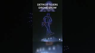 Detroit Tigers drone show ahead of ALDS game 3 [upl. by Rockwood]