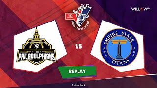 The Philadelphians vs Empire State Titans  Minor League Cricket Championship 2022 [upl. by Akihsan]