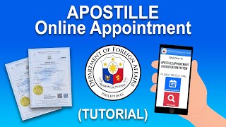 DFA Online Appointment ApostilleRed Ribbon – 6 MIN TUTORIAL [upl. by Stevens438]