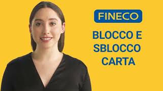 Blocco e Sblocco Carta [upl. by Audie]