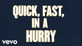 Rascal Flatts  Quick Fast In A Hurry Lyric Video ft Rachel Wammack [upl. by Deer]