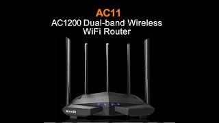 répéteur Wifi de routeur sans fil AC1200 double bande Tenda AC11 [upl. by Haraf701]