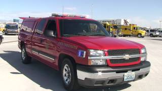 Las Vegas Fire LVFR EMS Coordinator Truck with code 3 lights [upl. by Healey]