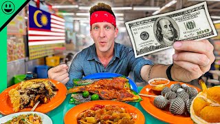 Malaysia 100 Street Food Challenge I Risked My Life [upl. by Noterb]