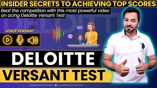 VERSANT TEST DELOITTE  Your Complete Guide to Success  Versant English Test [upl. by Yrrap722]