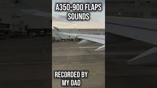 A350900 Flaps sound edit aviation a350 [upl. by Iaj737]